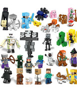 Minecraft Series 29Pcs/Set Building Blocks Minifigure Mini Toys - £19.60 GBP