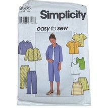 Simplicity Sewing Pattern 9055 Jacket Top Skirt Pants Girls Size 7-16 - $8.99
