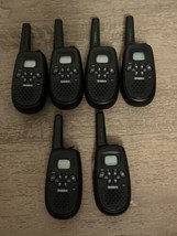 Lot of 6 Tested Uniden 16-Mile 22 Channel Two-Way Radio (GMR1636-2C) - Black - £59.32 GBP