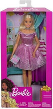 BARBIE The Movie Margot Robbie Collectible Happy Birthday Doll Party Dress NEW - £19.94 GBP
