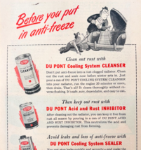 1948 Du Pont Automotive Supply Advertisement Cleanser Rust Inhibitor F15U2 - $34.28 CAD