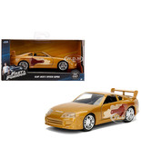 Slap Jack&#39;s Toyota Supra Gold &quot;Fast &amp; Furious&quot; Movie 1/32 Diecast Model ... - $1,142.18 MXN