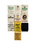 Vintage Match Books Lot Of 10 Hotels Restaurants Inns Advertisement Loun... - $367.78 MXN
