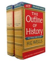 H. G. Wells The Outline Of History Book Club Edition New And Enlarged - £112.81 GBP