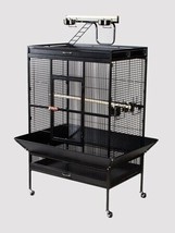 30 in. x 22 in. x 63 in. Wrought Iron Select Cage - Black - £359.62 GBP