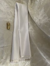 Franklin Mint The Jackie Kennedy doll replacement White Satin long shawl... - $14.80