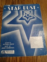 Vtg Sheet Music Star Dust 1929 Mills Hoagy Carmichael - £23.71 GBP