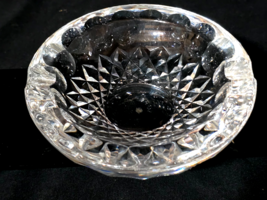 WATERFORD CRYSTAL Ashtray - 5&quot; Heavy Cut Glass Signed Ireland Vintage Ho... - $631.10 MXN
