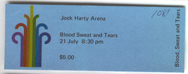 Blood Sweat &amp; Tears Vintage Ticket Stub 1976 Olympic Concert Kingston Ca... - $18.95