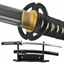 Munetoshi Musashi Tsuba Handmade Wakizashi Samurai Sword Shoto Medium Size Katan - $65.32