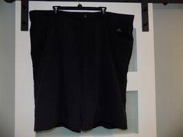 Adidas Flat Front Three Stripe Black Woven Golf  Shorts GU2683 Size 48 M... - $37.80