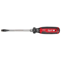 Milwaukee 5/16Inch Slotted 6Inch Cushion Grip Screwdriver (Usa) - £29.75 GBP