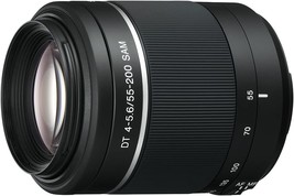 Sony 55-200Mm F/4-5.6 Sam Dt Telephoto Zoom Lens For Sony Alpha Digital Slr - £133.86 GBP