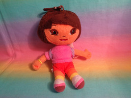 Nickelodeon Dora The Explorer Mini Plush Doll w/ Backpack Clip - AS IS - £1.97 GBP