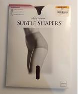 Subtle Shapers Pantyhose Sz Queen Short Taupe Girdle for Panty Sheer Leg... - £9.80 GBP