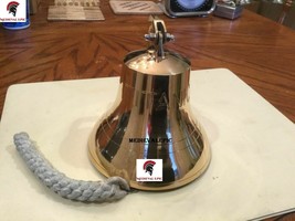 Brass Bell Titanic 6&quot; Brass Ship Nautical Boat Decor - £44.10 GBP