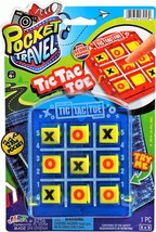  Portable Tic Tac Toe 1 Pack Classic Mini Board Games for Kids. Small Size  - £11.18 GBP