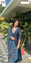 Indian beautyful  kurti pant with  Full LENGTH DUPATTA for her fastival ... - $2,449.99 MXN