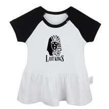 Last Kings Pharaoh Face Egyptian Hip Hop Newborn Baby Dresses Infant Clothes - £8.77 GBP