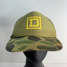 Square D Schneider Electrical Construction Products camo Snapback Hat Ca... - $13.36