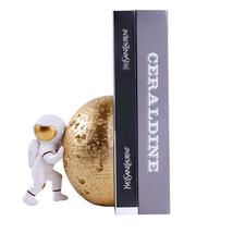Astronaut Bookends Creative Decorative Resin Book Stoppers For Home Office - £37.23 GBP