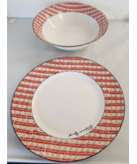 Block 100 Cans Andy Warhol Campbells Soup Cans 9&quot; Vegetable Bowl &amp; Dinne... - $61.70 CAD