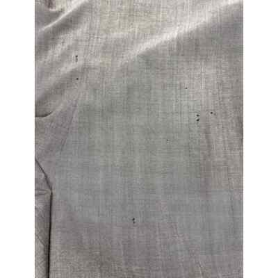 VTG RETRO Joseph Abboud Slim Fit Gray Suit 44 Reg 38.5 Waist Camo Satin Lining  Item image 12