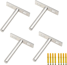 Floating Shelf Brackets 3 Inch Length Blind Shelf Supports - Pack of 4 - £10.99 GBP