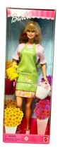 Flower Shop Barbie Fashion Doll 11 in New Box Green Floral Mattel 1999 V... - $37.95