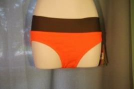 NWT Nike Women&#39;s Swim Suit Bottoms Orange Brown Sz XS  Swimming - £14.58 GBP