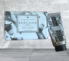 Beekman 1802 Goat Milk Vanilla Absolute Hand Cream 2.0 Oz /Soap Lot - £4.71 GBP