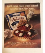 1996 Pillsbury Pet Ritz Pie Crust Vintage Print Ad Advertisement pa22 - £5.44 GBP