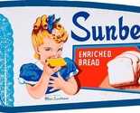 Sunbeam Bread Vintage Advertising Metal Sign - £55.35 GBP