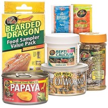 ZOO MED Bearded Dragon Food Sampler VARIETY Value Pack - $19.79
