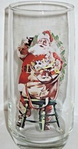 Coca Cola Santa Claus Vintage Glass Tumbler 3 of 3 Series II Haddon Sund... - $14.84