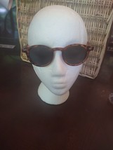 Brown Tortoise Circle Sunglasses Women - £14.63 GBP