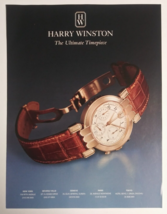 1997 Harry Winston Ultimate Timepiece Wrist Watch Vintage Magazine Cut P... - $7.99