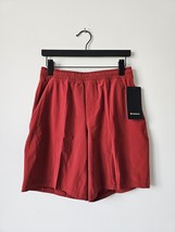 NWT LULULEMON SPED Red Pace Breaker Shorts 9&quot; Linerless Men&#39;s Medium - $69.83