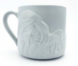 2016 Starbucks Coffee Mug Ceramic Cup Gray Mermaid Siren Raised 12 oz - $17.58