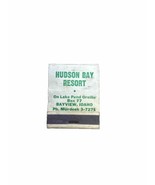 Matchbook Cover - Hudson Bay Resort Bayview Idaho - Lake Pend Oreille - €4,37 EUR