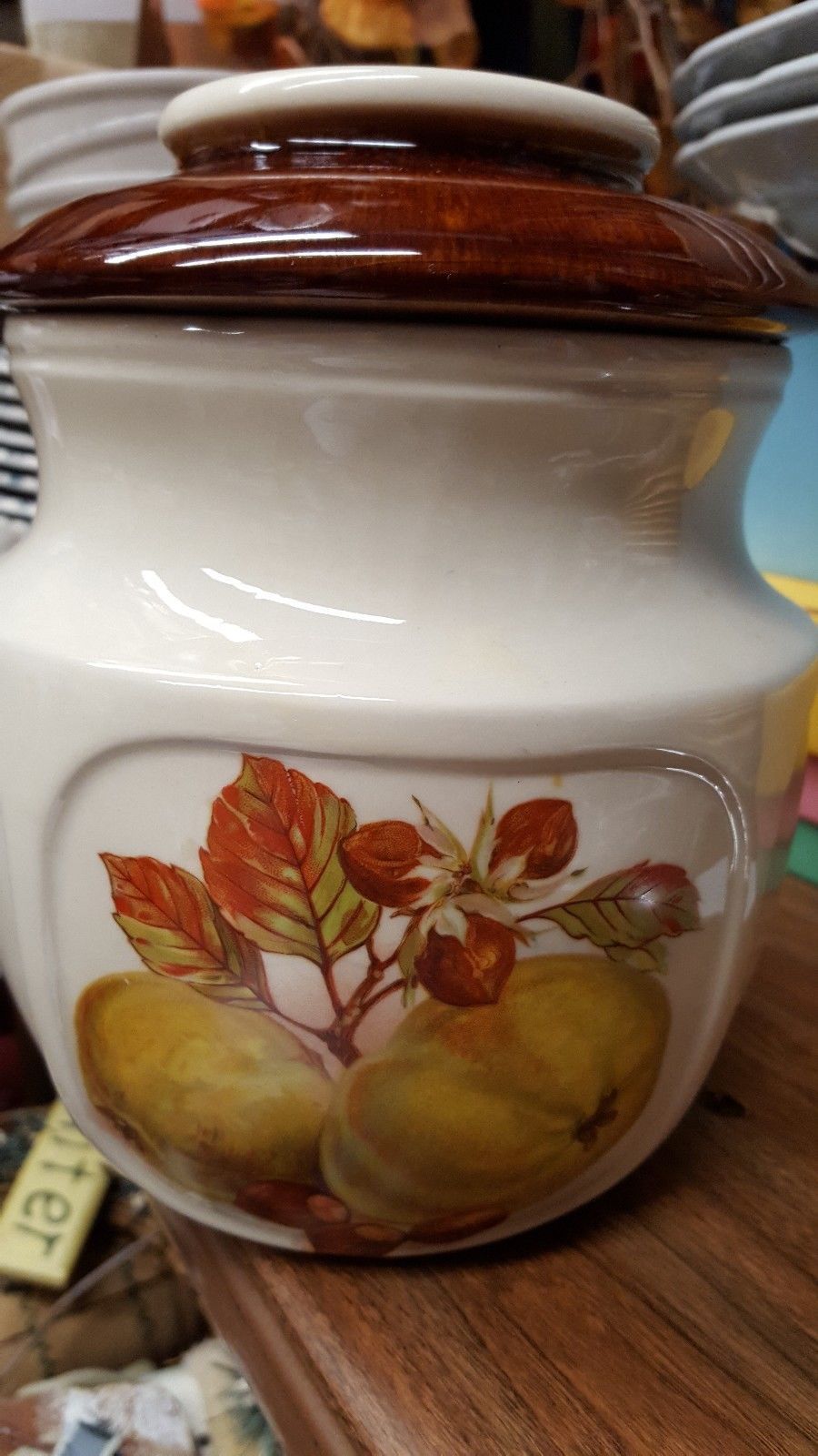 Vintage McCoy Fruit Festival Cookie Jar, Excellent Used Condition, 1960's - $29.99