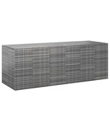  Cushion Box Grey PE rattan, powder-coated steel Large Cushion Box - $887.99