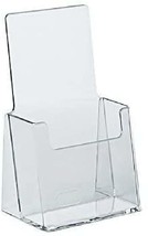 Counter Trifold Brochure Holder - Durable Acrylic Plastic 10 Pack - £52.56 GBP