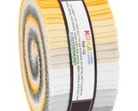 Jelly Roll Kona Cotton Solids Sunny Side Up Palette Fabric Roll-Ups M493.13 - $30.97