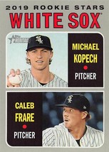 2019 Topps Heritage #7 Michael Kopech RC Rookie Card Caleb Frare RC ⚾ - £0.69 GBP