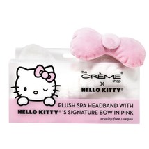 The Crme Shop Plush Spa Headband with Hello Kitty's Signature Bow (Pink) | Crue - £23.17 GBP