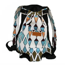 Anywags Pet Carrier Diamond Pattern Medium Denim Breathable Travel Backp... - $41.90