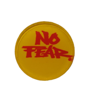 No Fear Pinball Machine Promo Plastic Disc 1995 Vintage Original Retro Game - $14.25