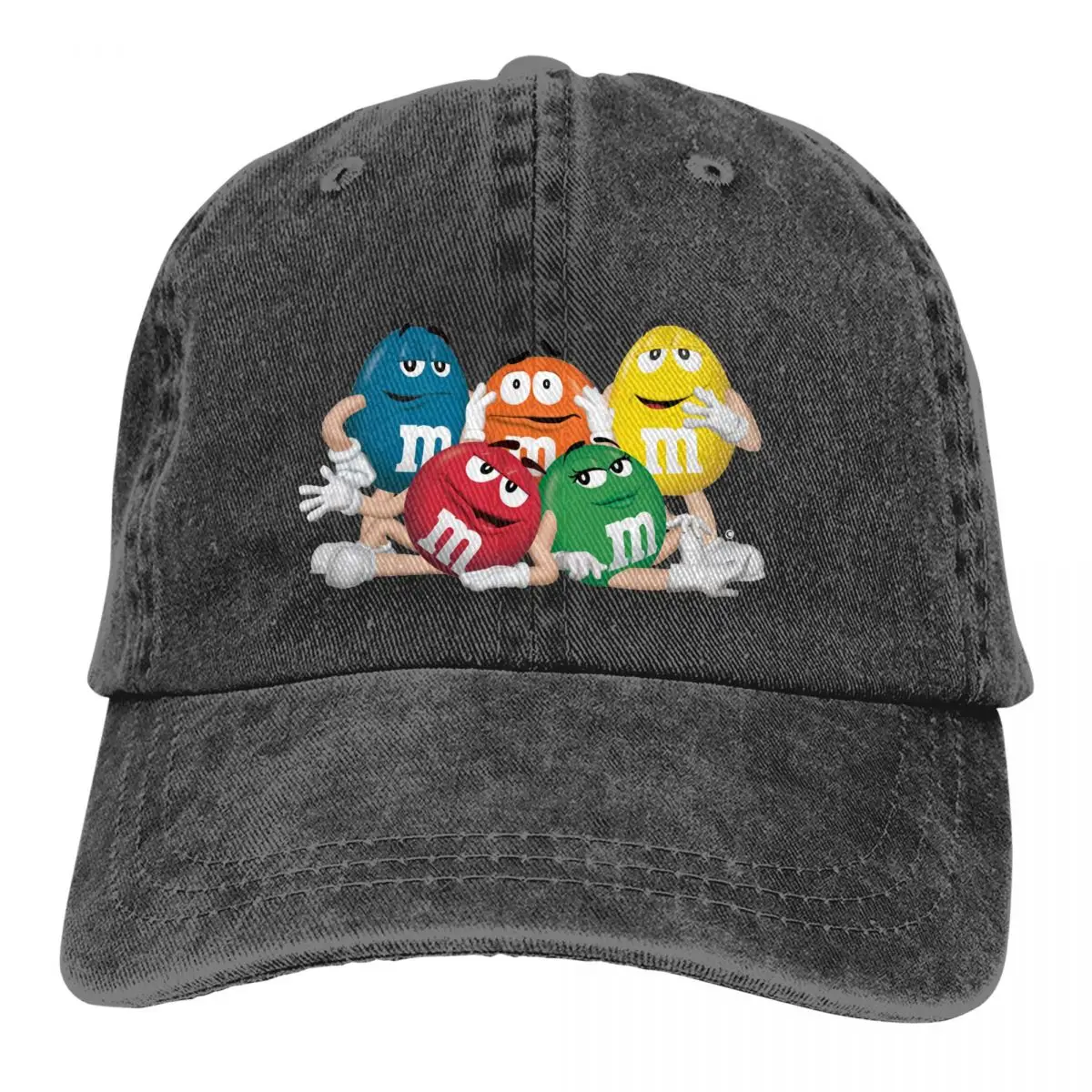 Novelty Baseball Cap Hats Snapback M Chocolate Colorful Candy Caps - $15.88