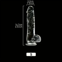 Crystal Clear TPE Dildo Set 6.5in - £15.31 GBP